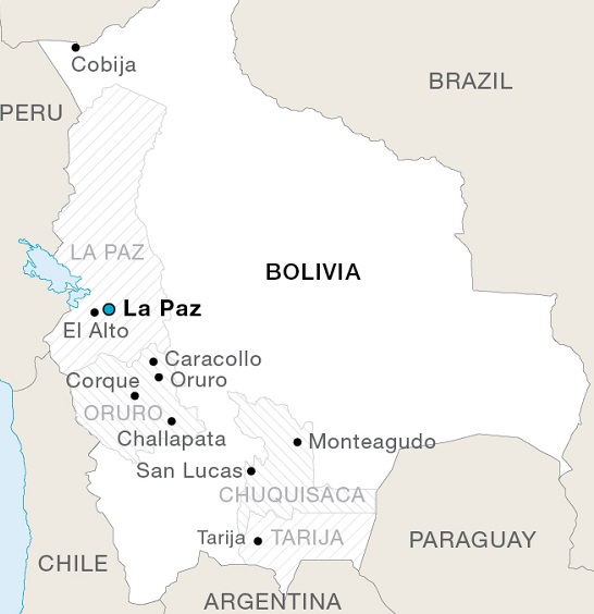 Bolivia map