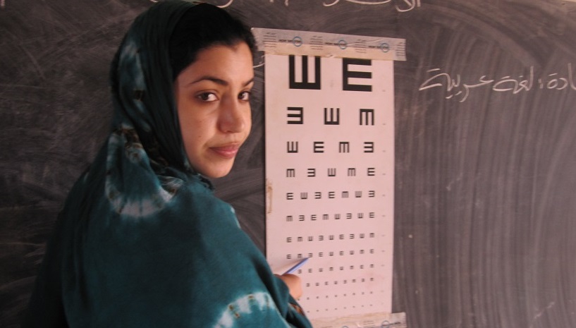 Education for eye health at school