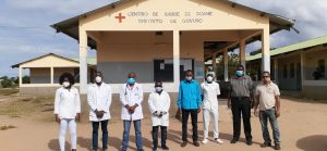 Health personnel working during de pandemic