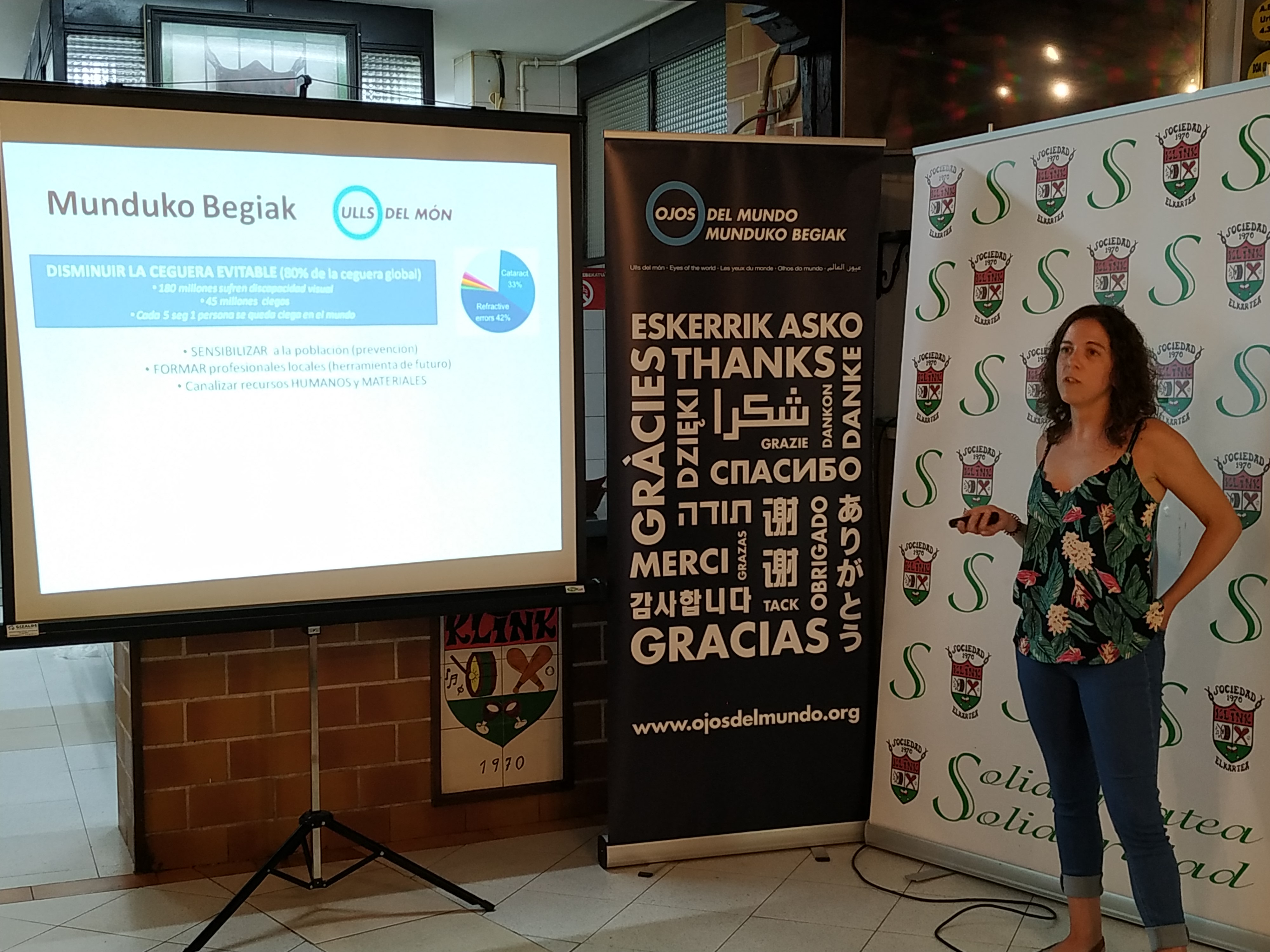 Sensibilització en salut ocular amb perspectiva de gènere a Euskadi