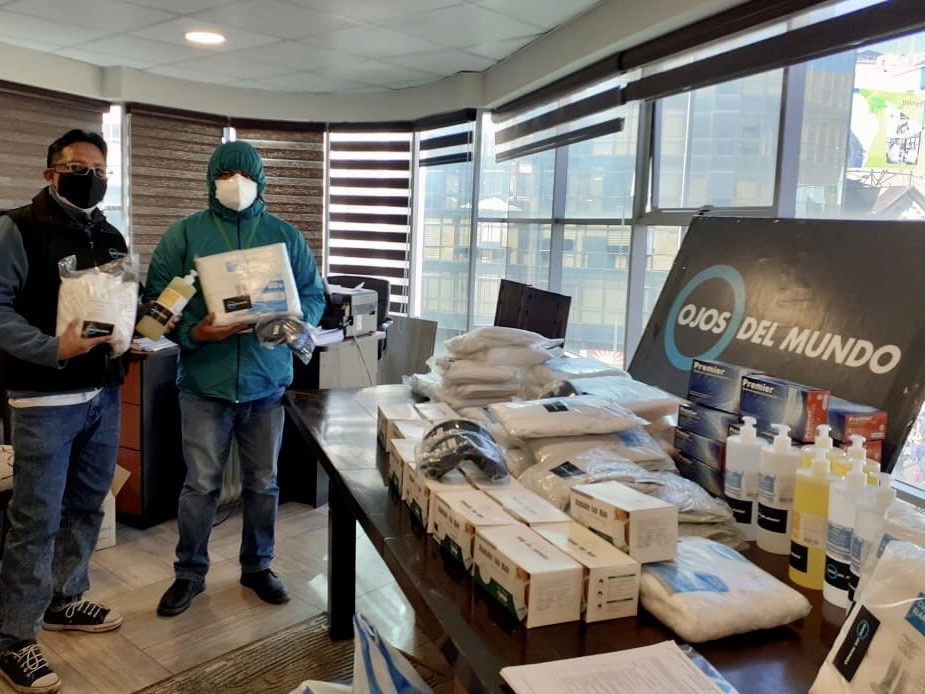 Donació d'equipaments de bioseguretat