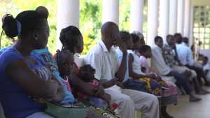 People waiting for consultation