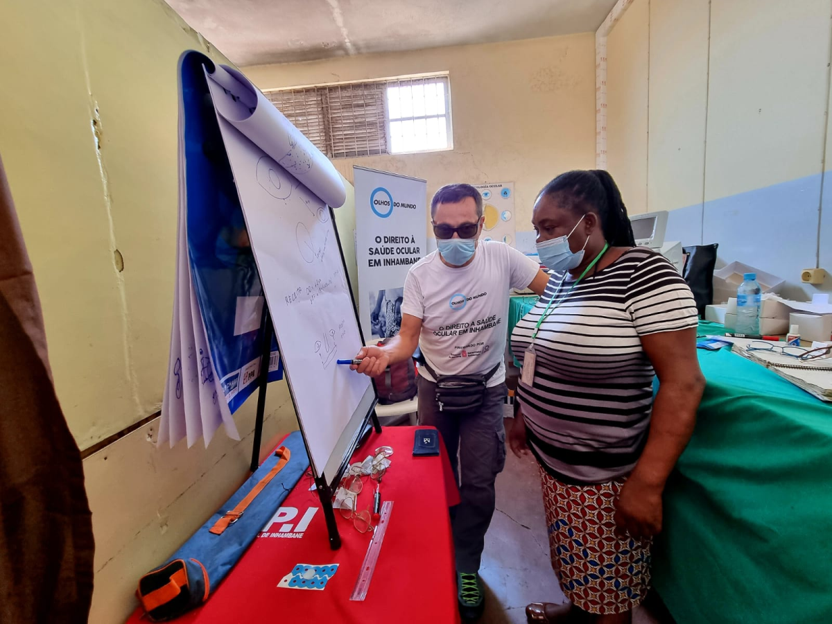 Formación en Mozambique de profesionales locales