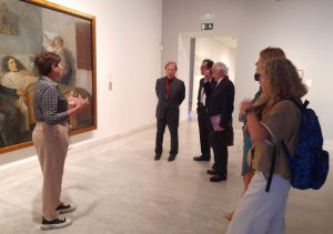 Members of the Board attending the guided tour "Eyes of Picasso"