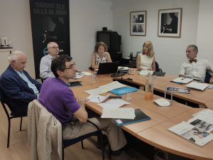 Meeting of the Board of Trustees of the Eyes of the world Foundation