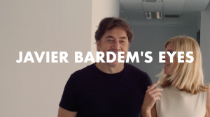 Javier Bardem's eyes. Iris of the world project