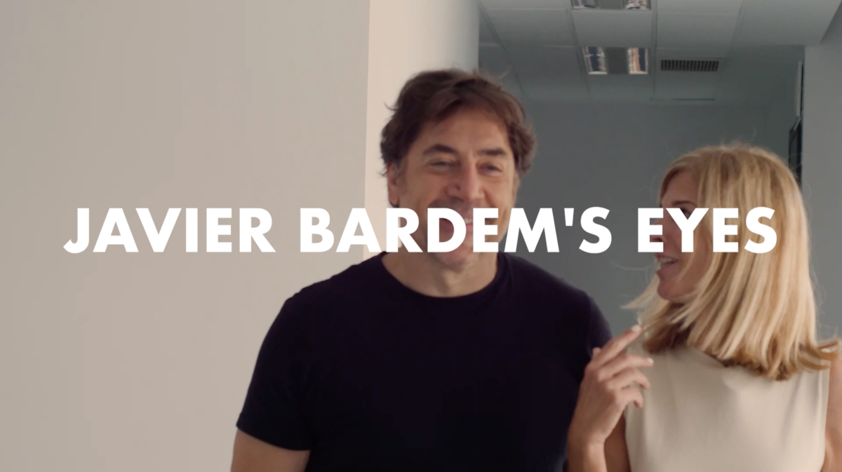 Javier Bardem ‘donates’ his iris