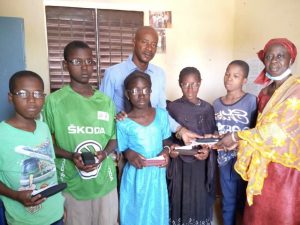 Group of kids with their glasses