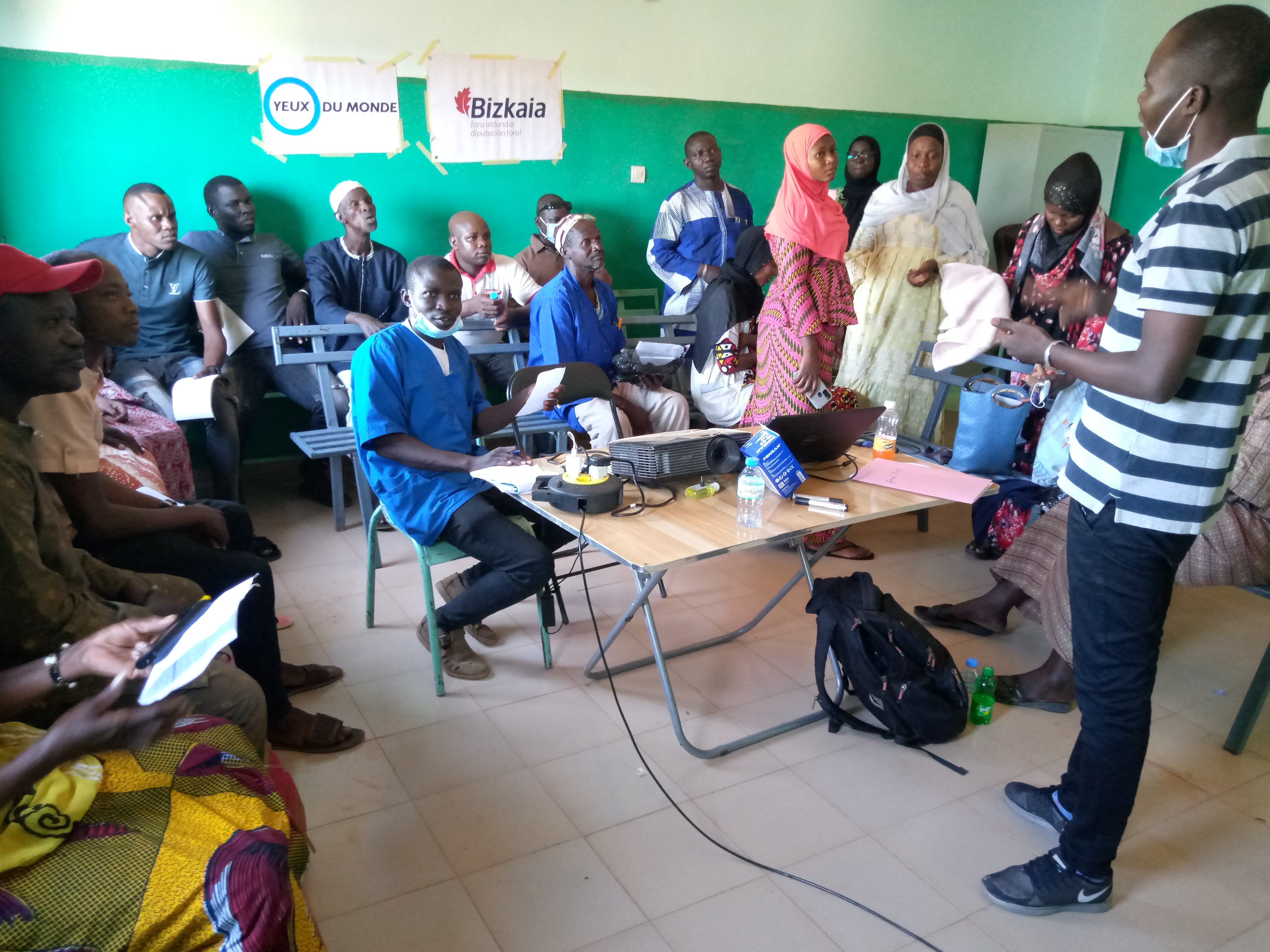 Formación sobre gestión de residuos biomédicos en Mali