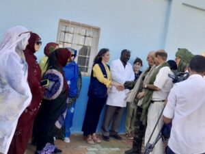 Personas durante la inauguración