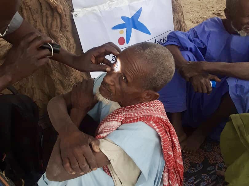 Eye care for 369 displaced people in Mopti