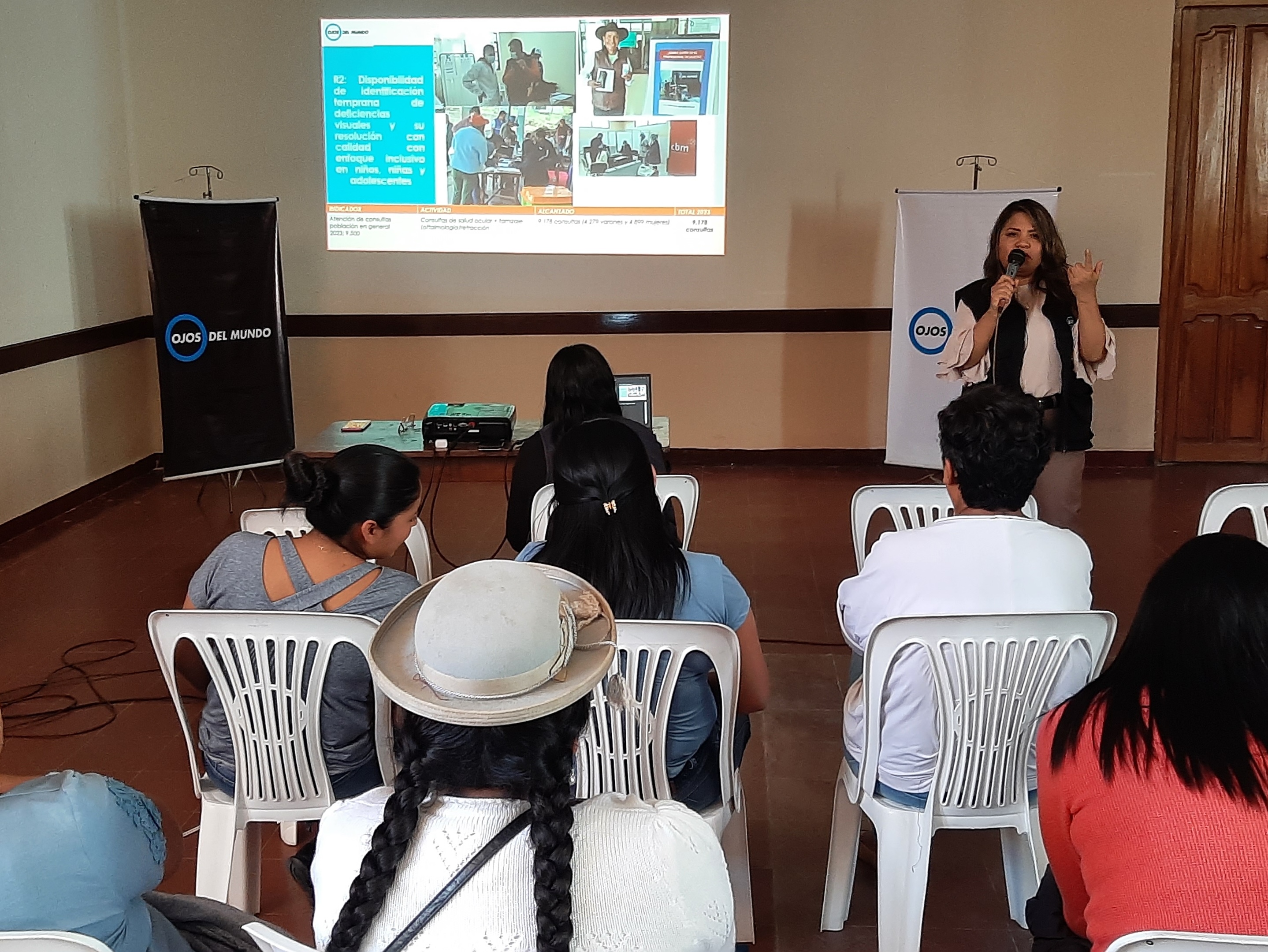 Reunión de balance del proyecto de Tarija en Padcaya