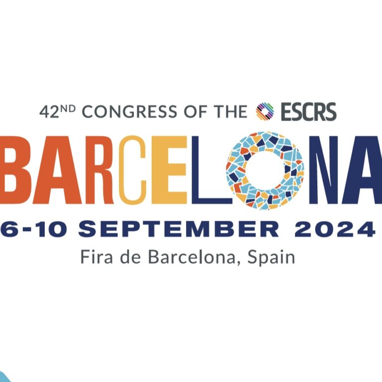 Logotip del 42è Congrés de l'ESCRS a Barcelona