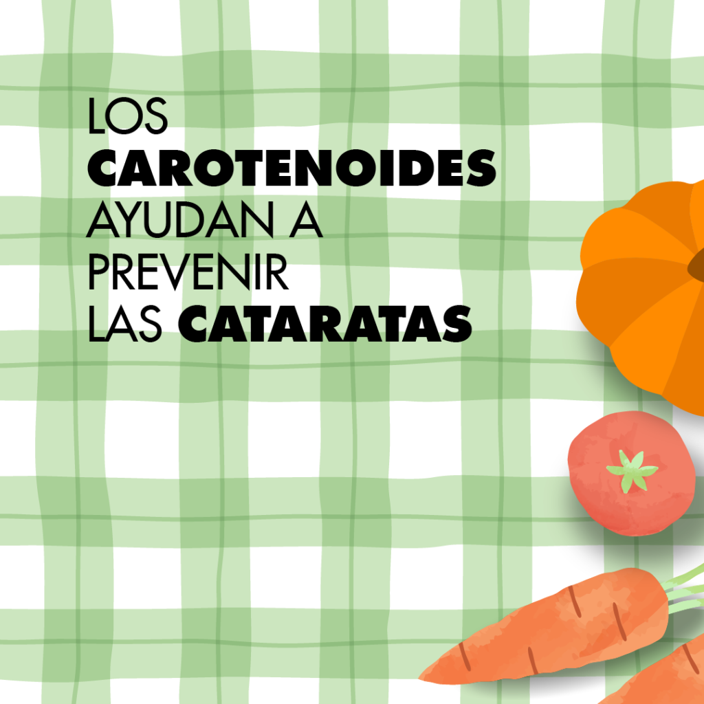 Carotenoides ayudan a prevenir las cataratas