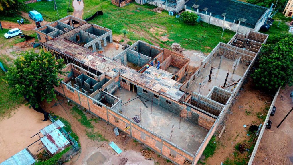 Vistes de les obres del nou Centre d'Oftalmologia d'Inhambane
