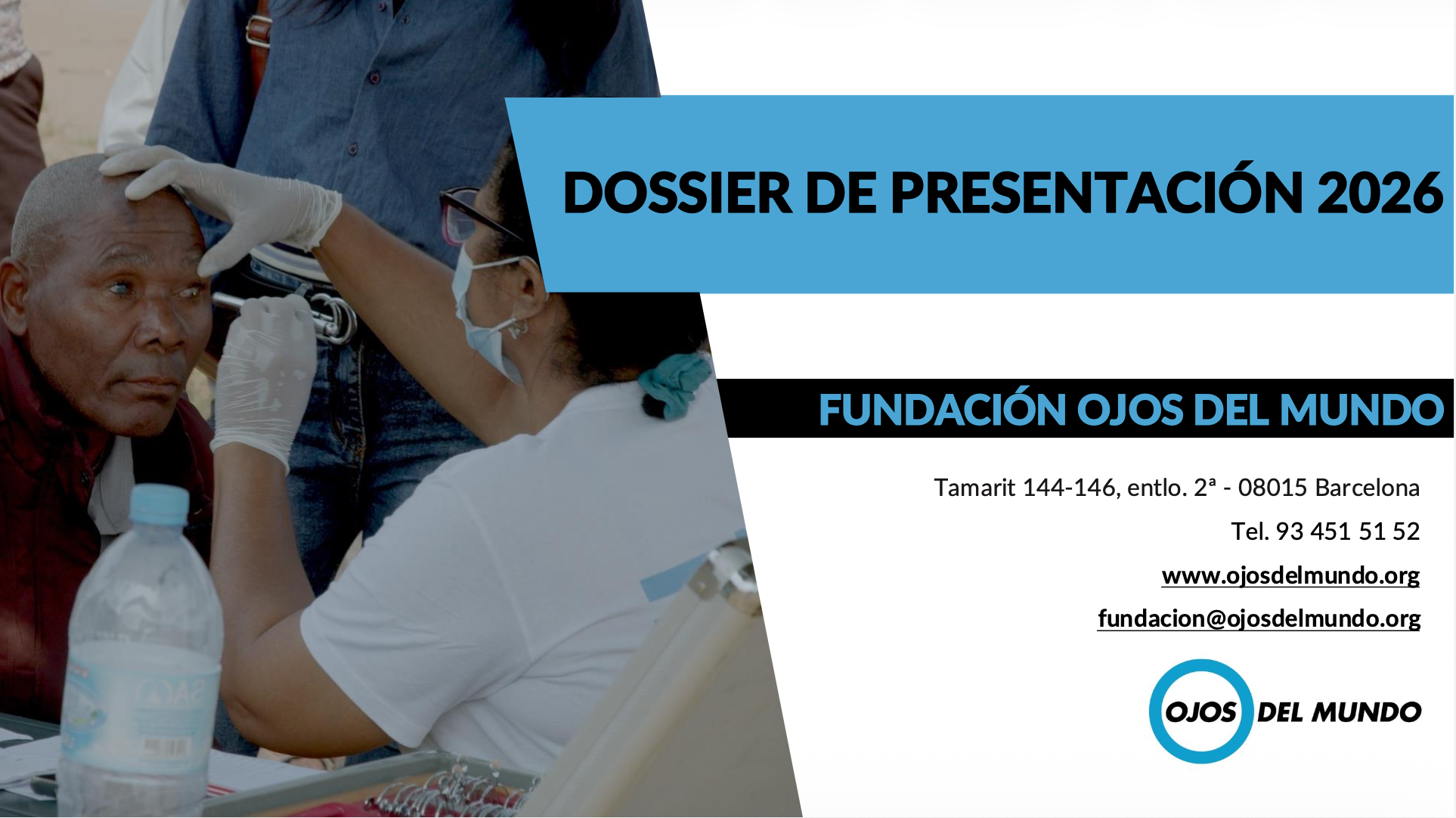Portada Dossier de Presentación Ojos del mundo 2026