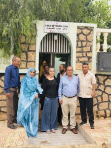 Representatives from the AECID during their visit to the Bechar Ophthalmology Centre Representatives from the AECID during their visit to the Bechar Ophthalmology Centre