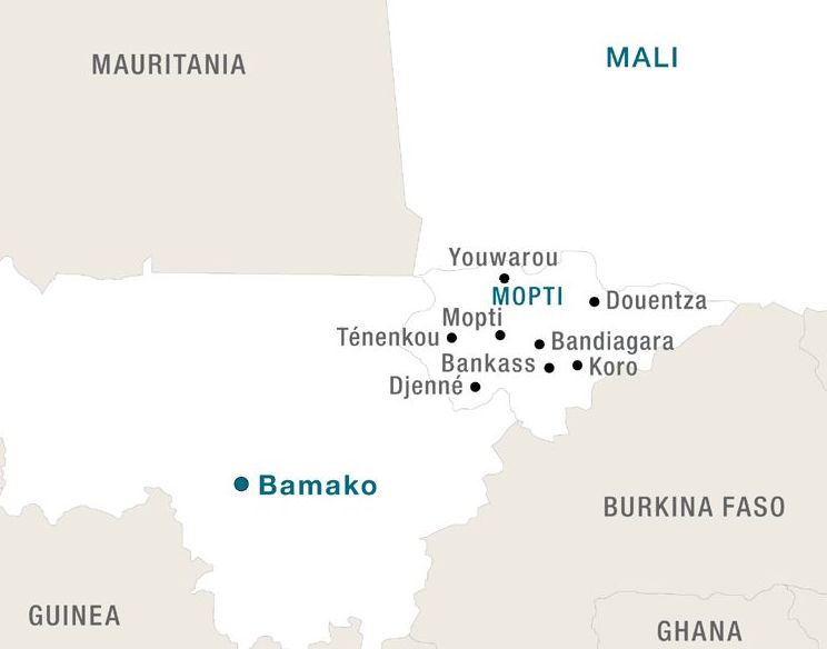 Map of Mali